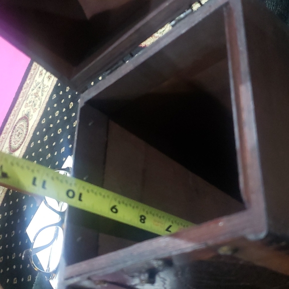 Vintage Wooden Treasure Box - Picture 6 of 14